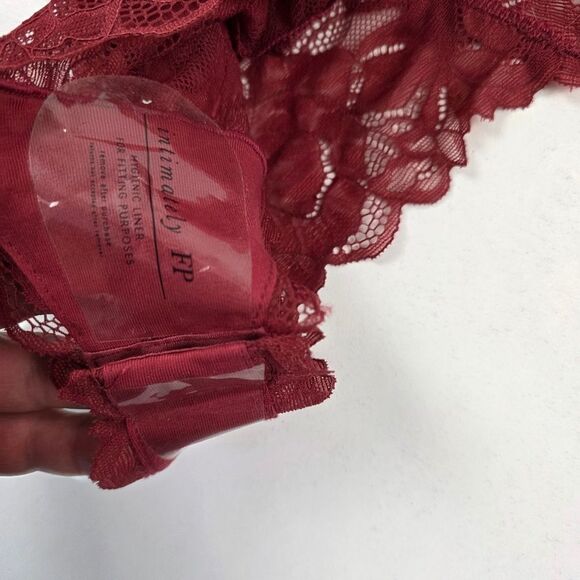 NWOT Free People Everything's Rosy Bodysuit RARE Rodeo Red Western Print Size XL - Picture 5 of 16